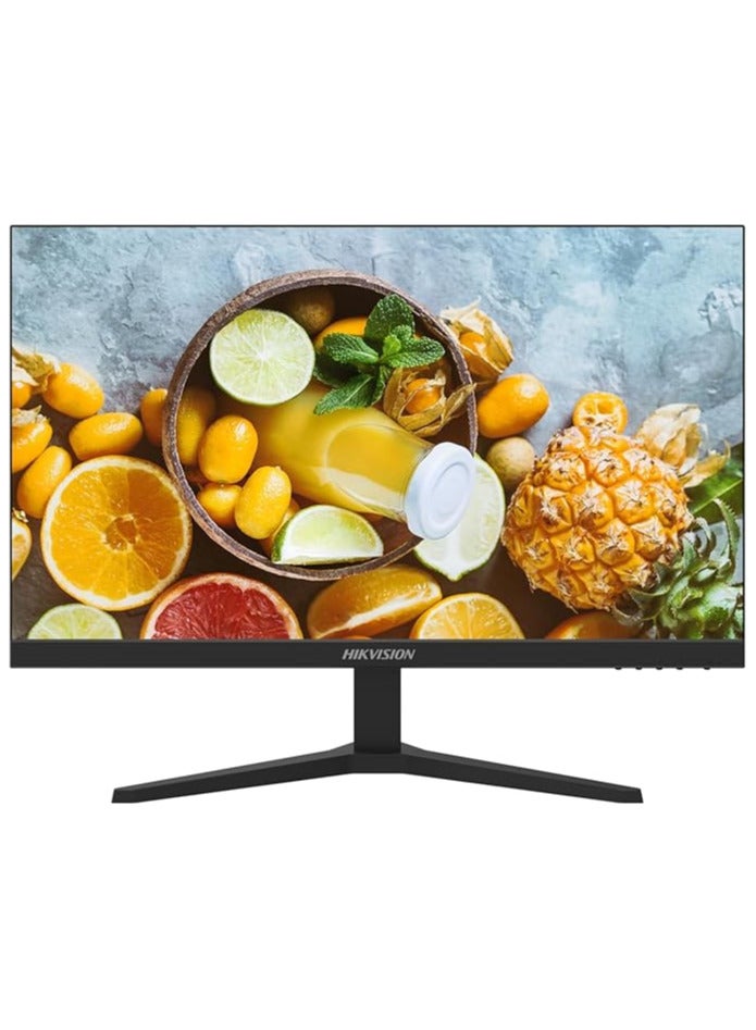 HIKVISION 23.8" inch V-Bracket Monitor (1920×1080) FHD VA, 5ms Response Time, 100Hz Refresh Rate with E-LED, HDMI 1.4 × 1, VGA × 1, Audio Out × 1 - DS-D5024F2-2V2 | Black - Image 1