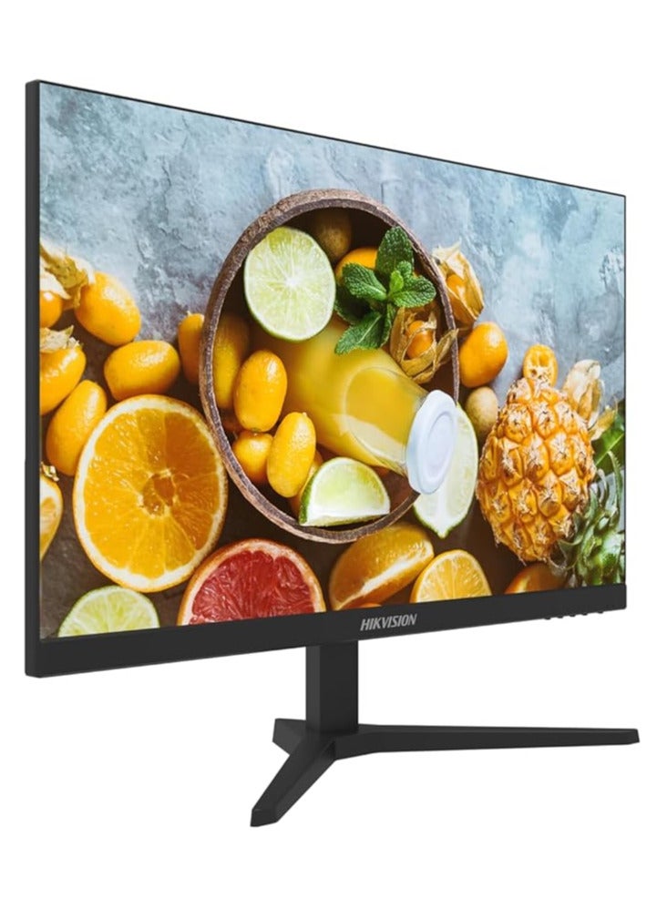 HIKVISION 23.8" inch V-Bracket Monitor (1920×1080) FHD VA, 5ms Response Time, 100Hz Refresh Rate with E-LED, HDMI 1.4 × 1, VGA × 1, Audio Out × 1 - DS-D5024F2-2V2 | Black - Image 2