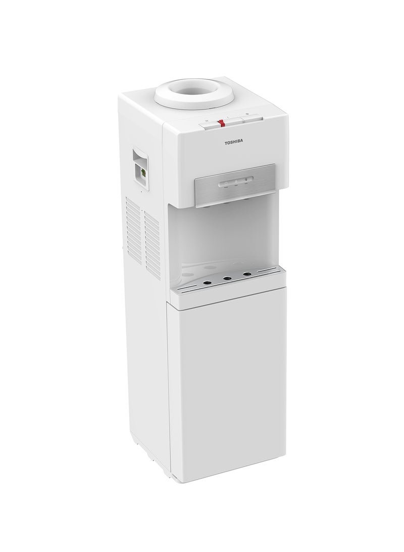 توشيبا Top Load Water Dispenser - RWF-W2034TG(W) White  - Image 1