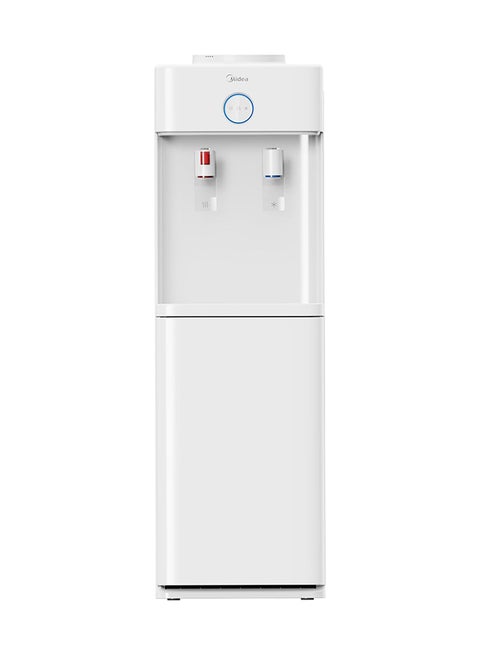 Water Dispenser, Top Loading, 2-taps Equipped with Hot and Cold Temperature, Floor Standing, 35 L Large Cabinet, Child Safety Lock for Faucet, Best Home, Office And Pantry - YL2436S-W(W)-G White