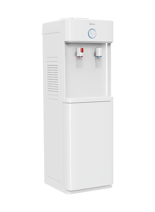 Midea Water Dispenser, Top Loading, 2-taps Equipped with Hot and Cold Temperature, Floor Standing, 35 L Large Cabinet, Child Safety Lock for Faucet, Best Home, Office And Pantry - YL2436S-W(W)-G White  - Image 3