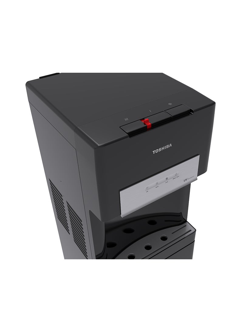 توشيبا Bottom Load Water Dispenser - RWF-W2035UVBG(K) Black  - Image 3