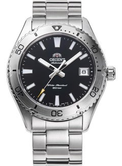أورينت Men's Mako 40 Automatic Men's Watch RA-AC0Q01B10B – Black Dial, Stainless Steel Bracelet, 200m Water Resistance, Sapphire Crystal  - Image 1