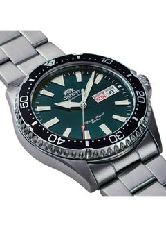 أورينت Men's Kamasu Automatic Men's Watch RA-AA0004E19B – Green Dial, Stainless Steel Bracelet, 200m Water Resistance, Sapphire Crystal  - Image 2