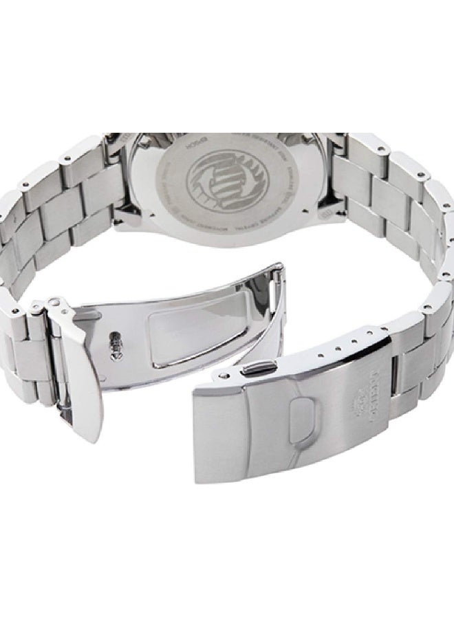 أورينت ساعة كاما سو الأوتوماتيكية للرجال RA-AA0004E19B – قرص أخضر، سوار من الفولاذ المقاوم للصدأ، مقاومة للماء حتى 200م، كريستال ياقوتي - Image 5