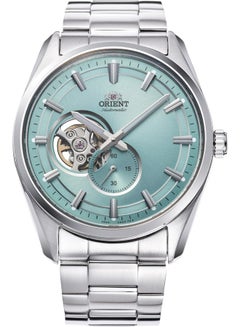 أورينت Men's Contemporary Open Heart Automatic Men's Watch RA-AR0009L10B – Blue Dial, Leather Strap, Exhibition Caseback, 40.8mm Case  - Image 1