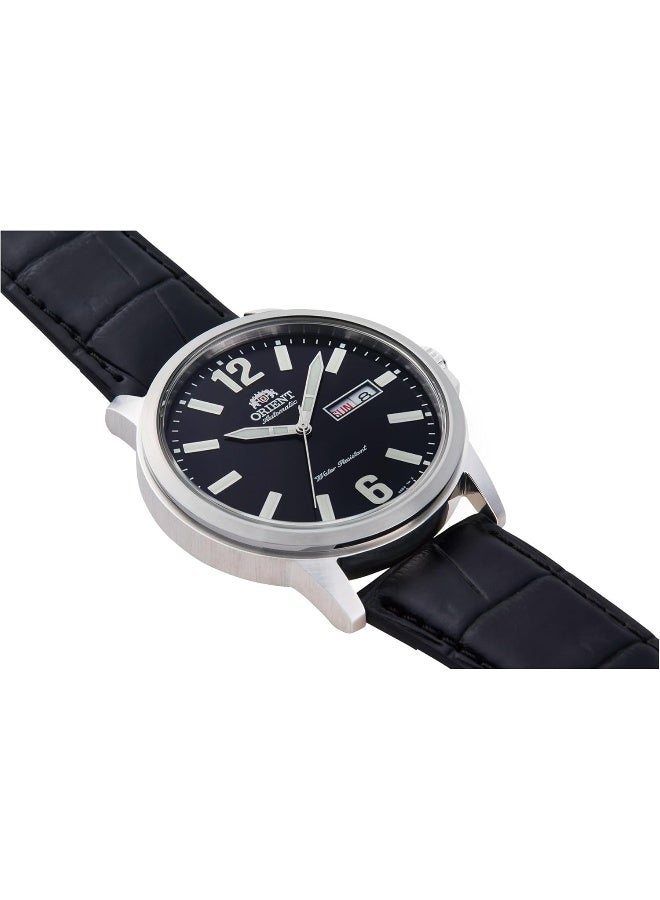 Men's Kamasu Automatic Men's Watch RA-AA0C04B19B – Black Dial, Stainless Steel Bracelet, 200m Water Resistance, Sapphire Crystal