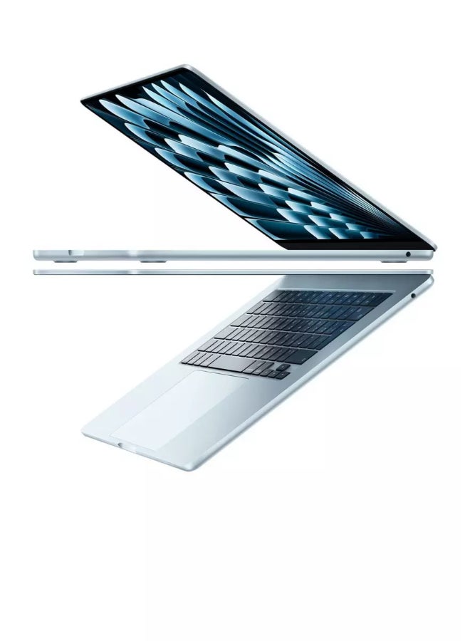 Apple MacBook Air With 15 Inch Liquid Retina(2880x1864) Display,M4 chip with 10-core CPU Processor/16GB RAM DDR5/512GB SSD/10 Core GPU/ English/Arabic Sky Blue  - Image 2