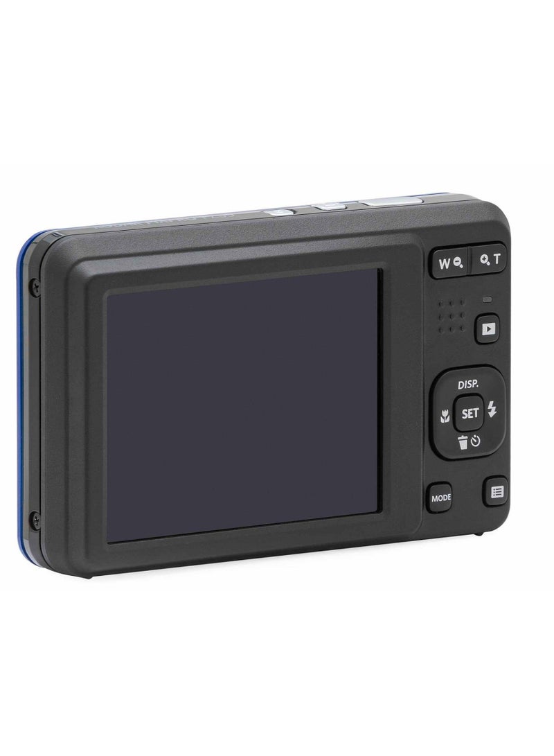 Kodak - PIXPRO FZ55-BL 16MP CMOS Sensor Digital Camera 5X Optical Zoom 28mm Wide Angle 1080P Full HD Video 2.7" LCD Vlogging Camera - Image 1