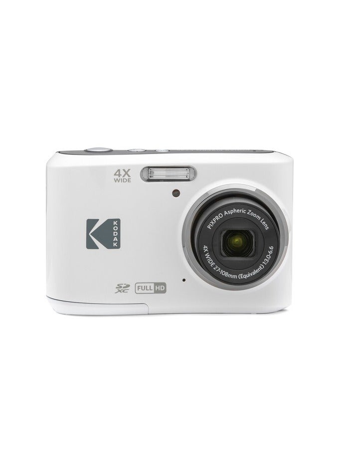 Kodak PIXPRO Friendly Zoom FZ45-WH 16MP Digital Camera with 4X Optical Zoom 27mm Wide Angle and 2.7" LCD Screen (White)  - Image 1
