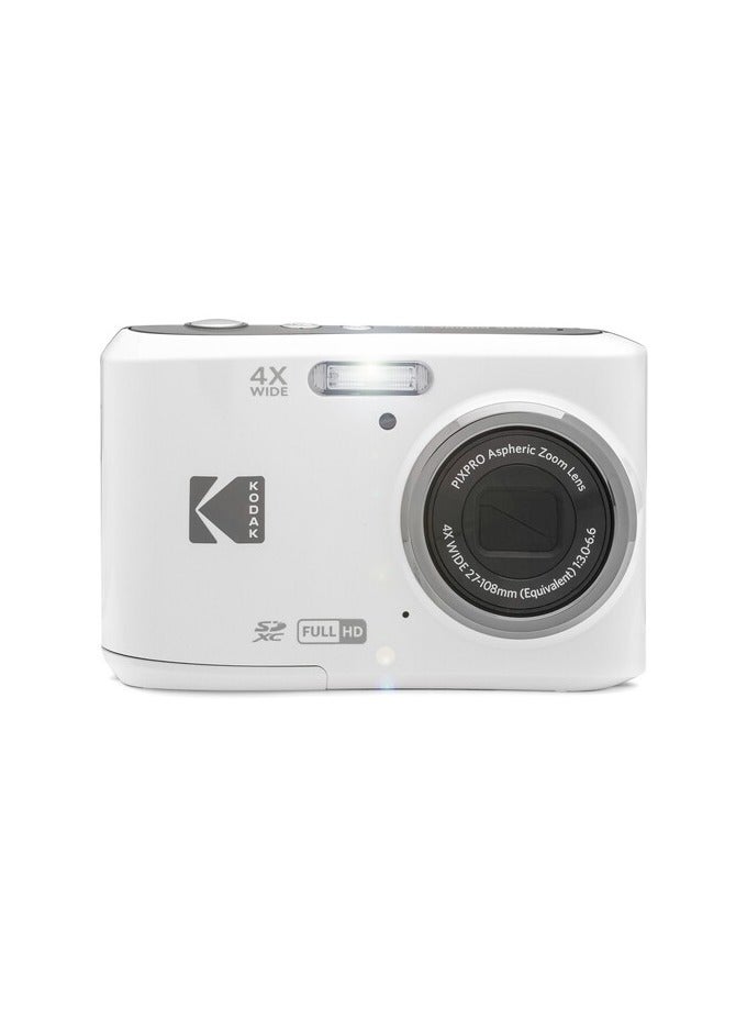 Kodak PIXPRO Friendly Zoom FZ45-WH 16MP Digital Camera with 4X Optical Zoom 27mm Wide Angle and 2.7" LCD Screen (White)  - Image 5