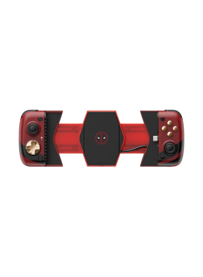 GameSir X3 Pro DeadPool Edition Mobile Gaming Controller with Cooler Android, iPhone 15 Series, Ergonomic Design-Phone Controller, Support Zenless Zone Zero, Cloudy Gaming, Xbox Game Pas