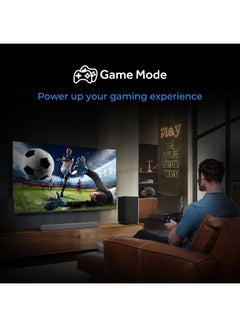 هاير 55 Inch 4K QLED Smart Google TV | Gaming@120 Hz | Dolby Vision & Atmos | MEMC/VRR/ALLM | 2+32GB RAM/ROM | Voice Control | HDR10 | Chromecast | HDMI 2.1 | Premium Bezel-Less Design - H55S80FUX Black S80FUX black  - Image 5