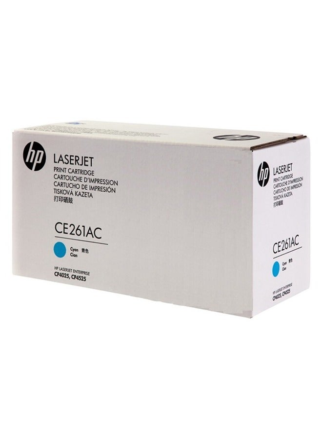 HP 648 LaserJet Toner Cartridge - CE261AC | Cyan - Image 2