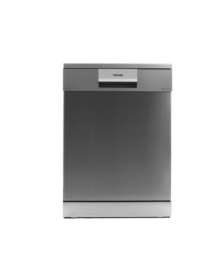 Toshiba Dishwasher 16 Place Settings 10 Programs DW-16F1ME(SS)-SA Stainless Steel - Image 1