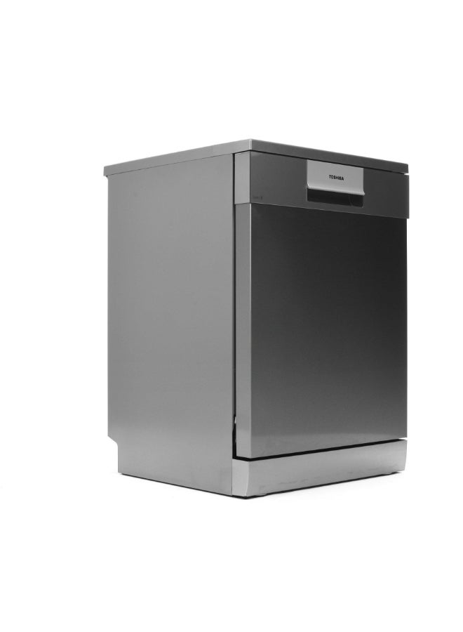 Toshiba Dishwasher 16 Place Settings 10 Programs DW-16F1ME(SS)-SA Stainless Steel - Image 3