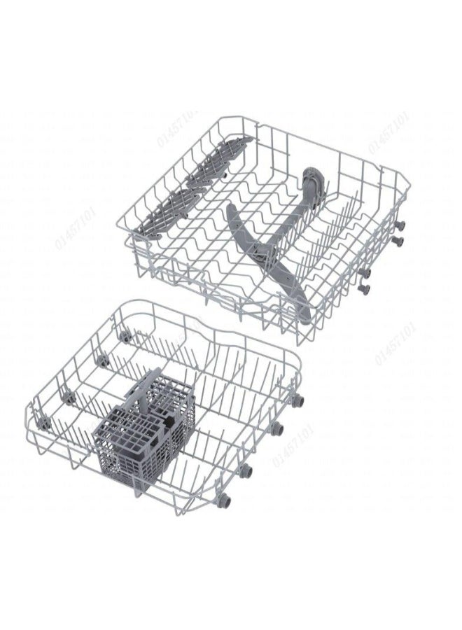Haier - Dishwasher 13 Place Settings 6 Program HDWE13-48CS1SA Silver - Image 1