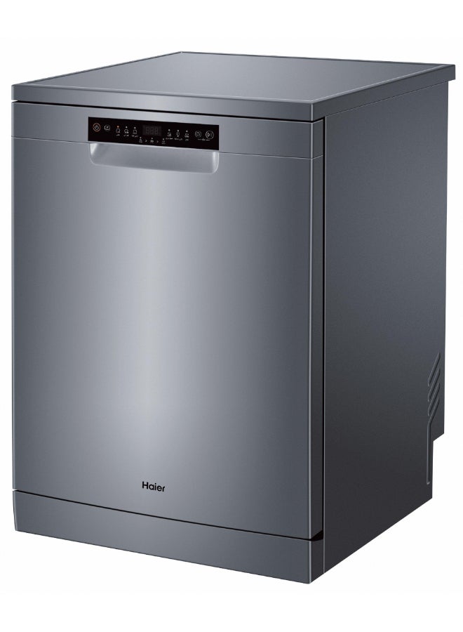 Haier - Dishwasher 13 Place Settings 6 Program HDWE13-48CS1SA Silver - Image 1