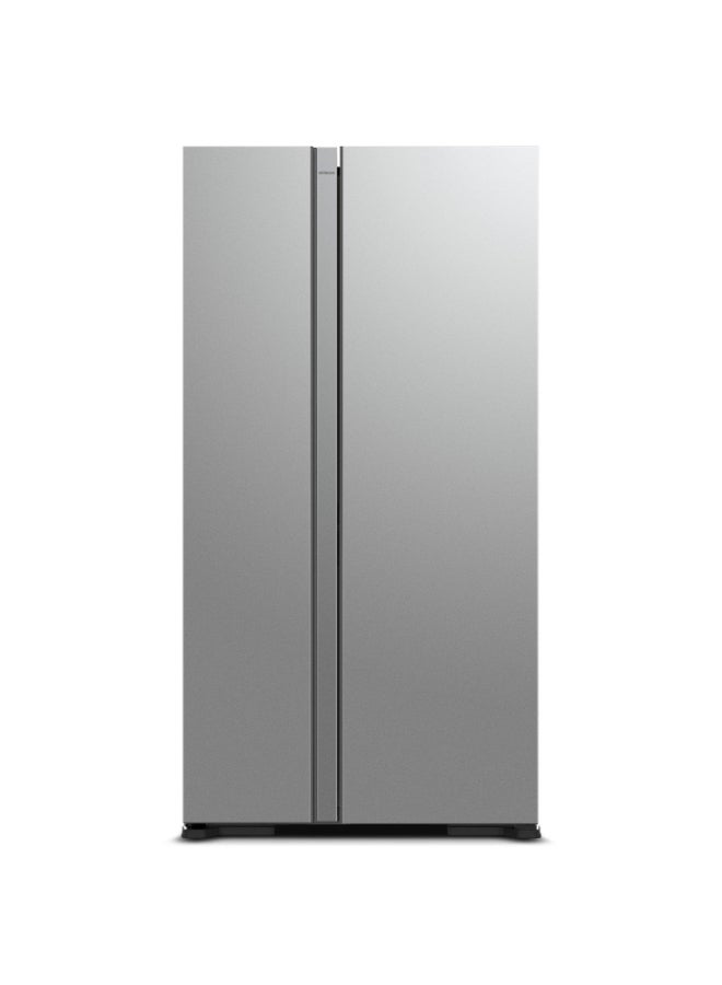 HITACHI Refrigerator Side by Side 13 Cuft Freezer 8 Cuft R-S800PS0 GS Silver - Image 1