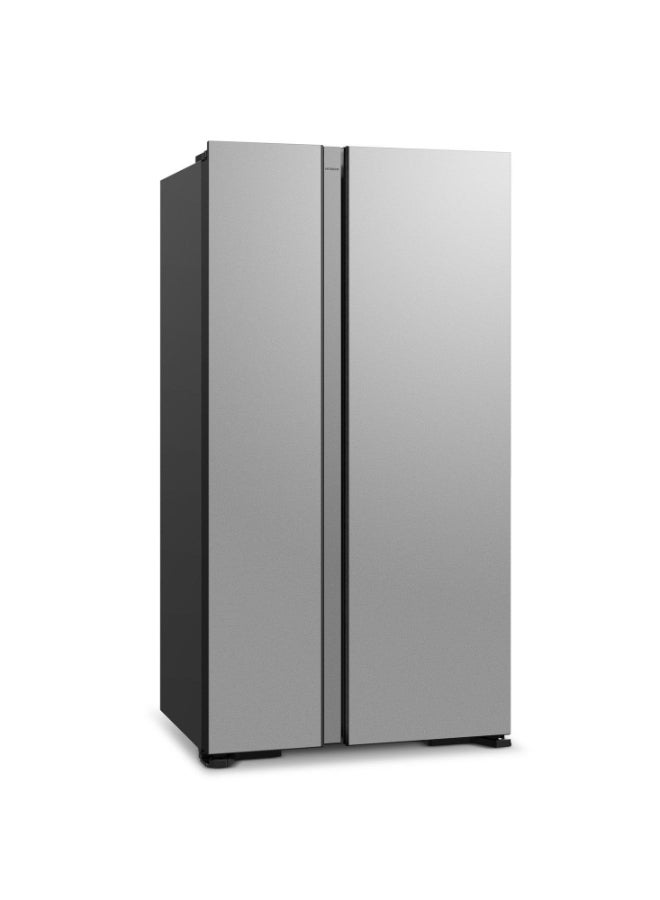 HITACHI Refrigerator Side by Side 13 Cuft Freezer 8 Cuft R-S800PS0 GS Silver - Image 3