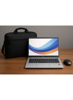 HP EliteBook Laptop With 14-Inch Full HD Display, AMD Ryzen 3 PRO 4450U Processor/8GB RAM/1TB SSD/AMD Radeon Graphics/Windows 11 With Bag + Mouse English Silver  - Image 3