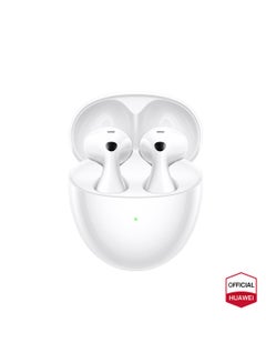 HUAWEI FreeBuds 6 Wireless Bluetooth Earbuds, Dual-driver True Sound, Stable & Clear Calls, Comfortablt Ear-fitting Wearing, Open-fit ANC, iOS and Android White  - Image 1