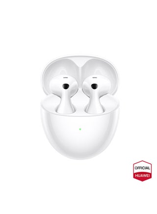 FreeBuds 6 Wireless Bluetooth Earbuds, Dual-driver True Sound, Stable & Clear Calls, Comfortablt Ear-fitting Wearing, Open-fit ANC, iOS and Android White - pnsku/N70170050V/45/_/1747298002/41f1872a-87ec-4fed-a62a-8c751e037d24