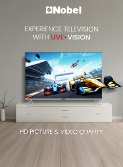 Nobel 4K UHD Smart TV – DVB-T2/S2, 260 cd/m² Brightness, 3840x2160 Resolution, 130W Power, 100-240V~, Ultra HD Clarity for Immersive Home Entertainment UHD55VIDS BLACK  - Image 3
