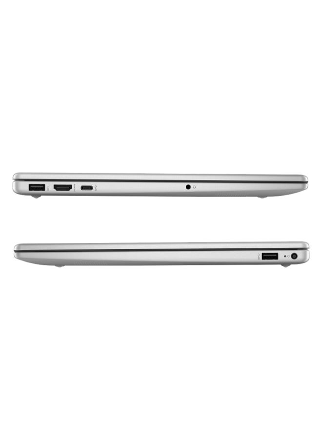 HP - 15-fd0109ne Laptop With 15.6-Inch Full HD Display, Intel Core i7-1255u Processor/16GB RAM/512GB SSD/Intel Iris Xe Graphics/Windows 11 Home English/Arabic Natural Silver - Image 1
