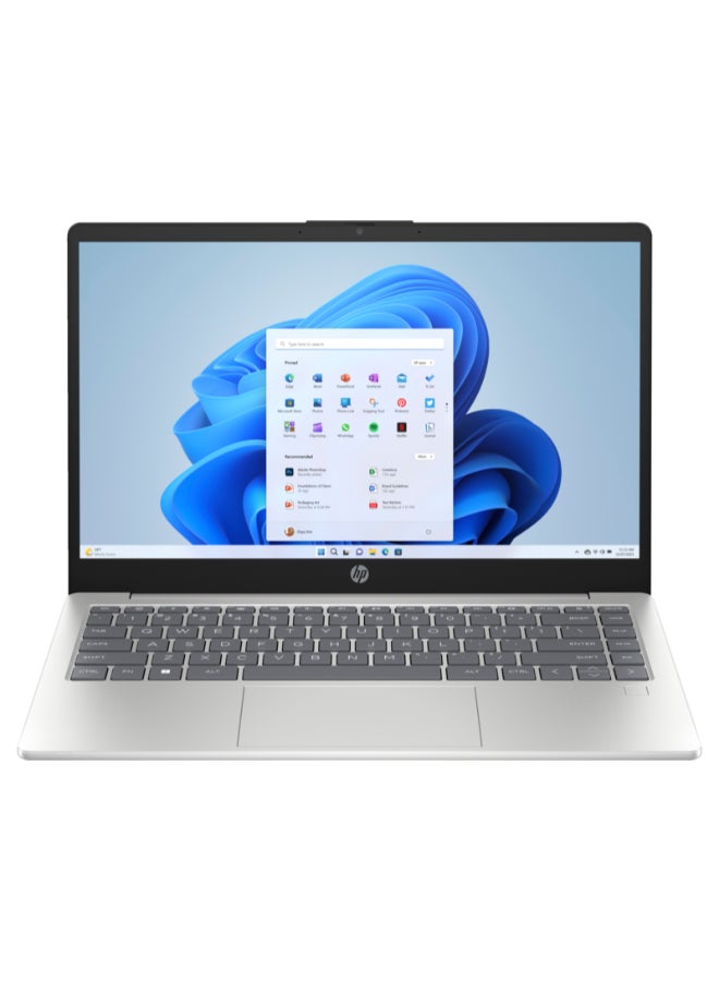 HP - 14-ep0034ne Laptop With 14-Inch Full HD Display, Intel Core i5-1235u Processor/16GB RAM/1TB SSD/Intel Iris Xe Graphics/Windows 11 Home English/Arabic Natural Silver - Image 1