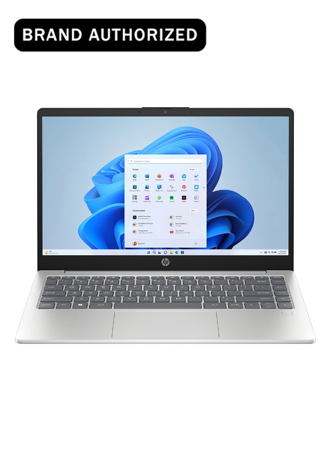 HP 14-ep0034ne AN1P8EA Laptop With 14-Inch Full HD Display, Intel Core i5-1235u Processor/16GB RAM/1TB SSD/Intel Iris Xe Graphics/Windows 11 Home English/Arabic Natural Silver - Image 1