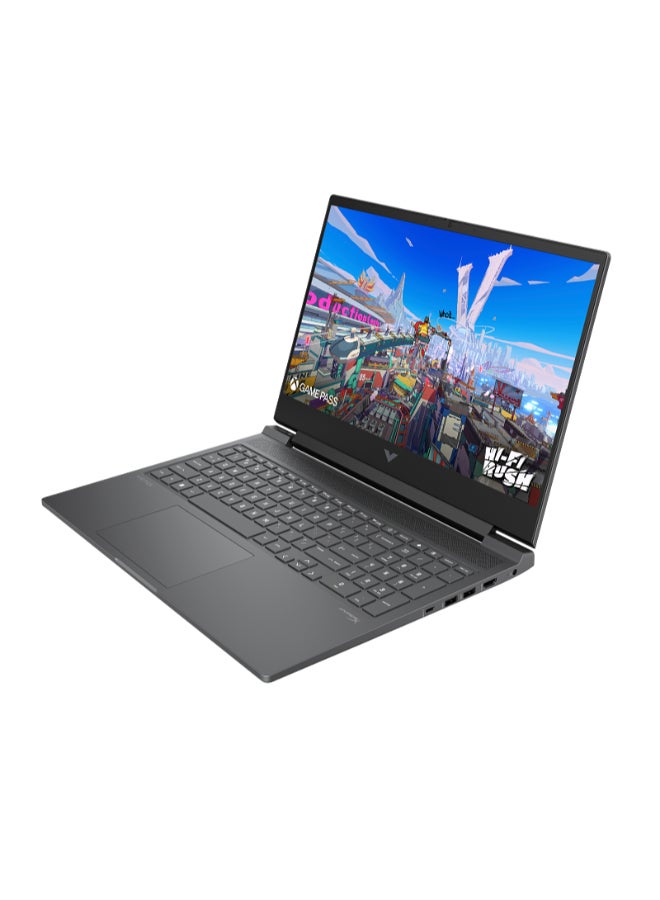 HP - Victus Laptop With 16-Inch Full HD Display, Core i7-14700HX Processor/16GB RAM/1TB SSD/8GB NVIDIA GeForce RTX 4060 Graphics/Windows 11 Home English/Arabic Mica Silver - Image 1
