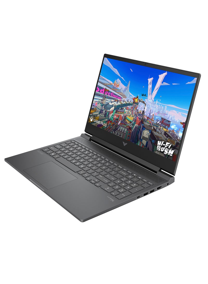 HP Victus 9U2H1EA Laptop With 16-Inch Full HD Display, Core i7-14700HX Processor/16GB RAM/1TB SSD/8GB NVIDIA GeForce RTX 4060 Graphics/Windows 11 Home English/Arabic Mica Silver  - Image 2