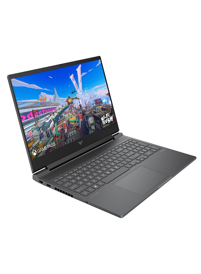 HP Victus 9U2H1EA Laptop With 16-Inch Full HD Display, Core i7-14700HX Processor/16GB RAM/1TB SSD/8GB NVIDIA GeForce RTX 4060 Graphics/Windows 11 Home English/Arabic Mica Silver  - Image 3