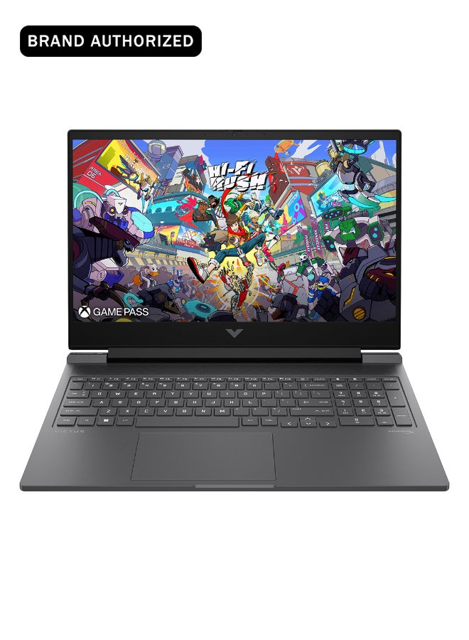 HP Victus 9U2H1EA Laptop With 16-Inch Full HD Display, Core i7-14700HX Processor/16GB RAM/1TB SSD/8GB NVIDIA GeForce RTX 4060 Graphics/Windows 11 Home English/Arabic Mica Silver - Image 1