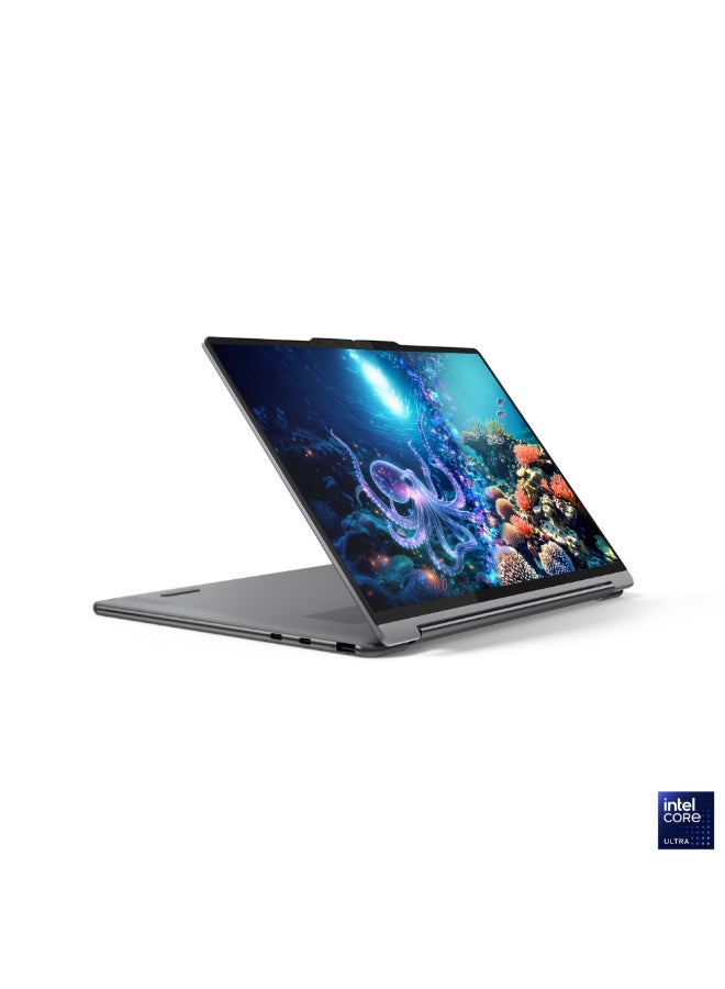 Lenovo Yoga 9i 2-in-1 Laptop With 14 Inch 2.8K WQXGA+ (2880x1800) OLED Display,Intel Core Ultra 7 258V Processor/32GB RAM DDR5/1TB SSD/Intel Arc Graphics/Windows 11 Home/ English/Arabic Luna Grey  - Image 5