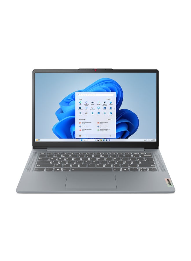 Lenovo IdeaPad Slim Laptop With 14 Inch Full HD (1920x1080) Display,Intel Core i3 N355 Processor/8GB RAM DDR5/512GB SSD/Integrated Intel Graphics/Windows 11 Home/ English/Arabic Arctic Grey  - Image 1