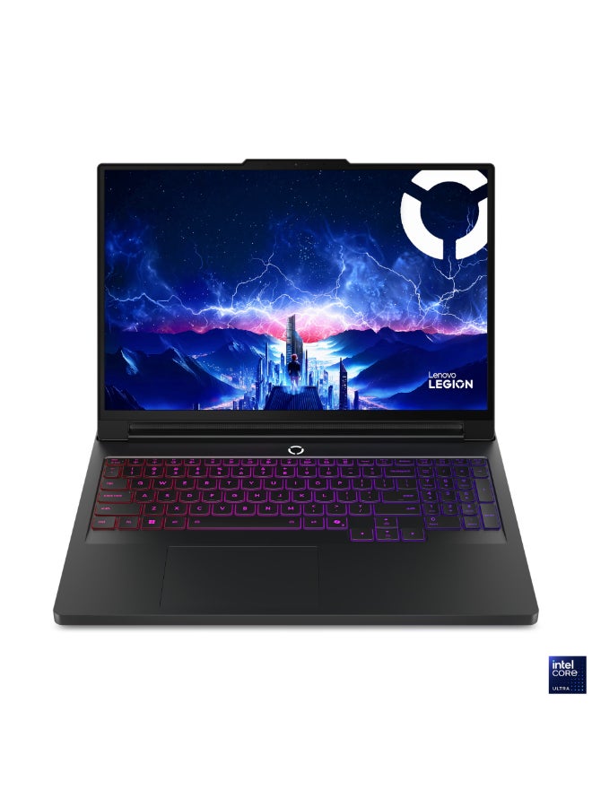 Lenovo Legion Pro 7 Gaming Laptop With 16 Inch WQXGA (2560x1600) OLED Display,Intel Core Ultra 9 275HX Processor/32GB RAM DDR5/1TB SSD/16GB NVIDIA GeForce RTX 5080 Graphics/ Graphics/Windows 11 Home/ English/Arabic Eclipse Black  - Image 1
