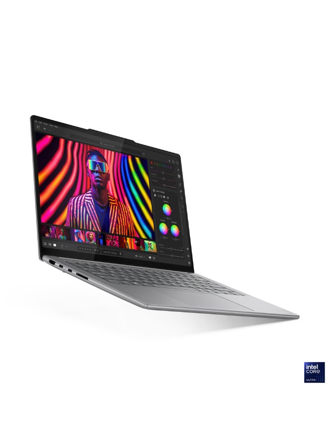 Lenovo Yoga Pro 7 Laptop With 14.5 Inch 3K (3000x1876) OLED Display, Intel Core Ultra 9 285H Processor/32GB RAM DDR5/1TB SSD/Intel Arc Graphics/Windows 11 Home/ English/Arabic Luna Grey  - Image 1