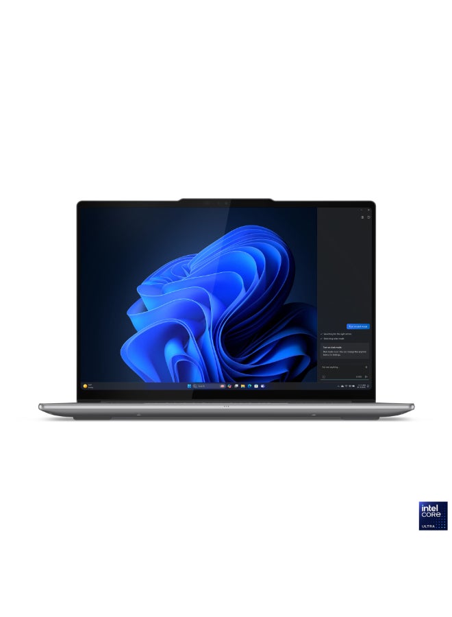 Lenovo - Yoga Pro 7 Laptop With 14.5 Inch 3K (3000x1876) OLED Display, Intel Core Ultra 9 285H Processor/32GB RAM DDR5/1TB SSD/Intel Arc Graphics/Windows 11 Home/ English/Arabic Luna Grey - Image 1