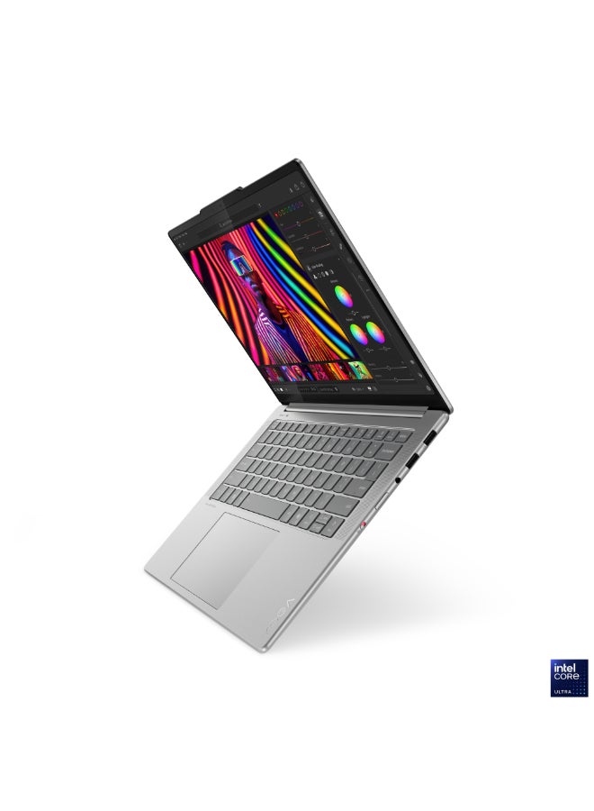 Lenovo Yoga Pro 7 Laptop With 14.5 Inch 3K (3000x1876) OLED Display, Intel Core Ultra 9 285H Processor/32GB RAM DDR5/1TB SSD/Intel Arc Graphics/Windows 11 Home/ English/Arabic Luna Grey  - Image 2