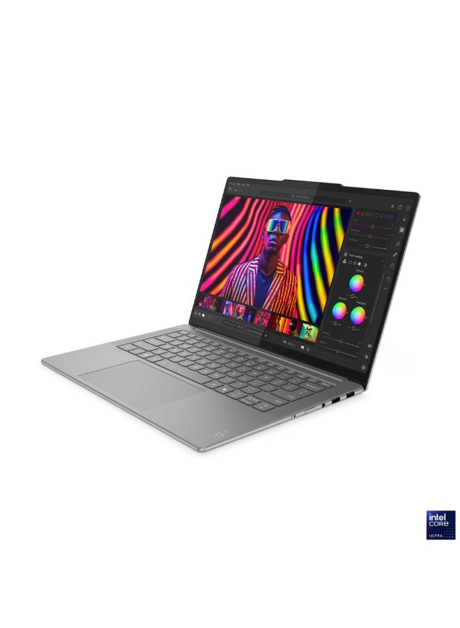 Lenovo Yoga Pro 7 Laptop With 14.5 Inch 3K (3000x1876) OLED Display, Intel Core Ultra 9 285H Processor/32GB RAM DDR5/1TB SSD/Intel Arc Graphics/Windows 11 Home/ English/Arabic Luna Grey - Image 3
