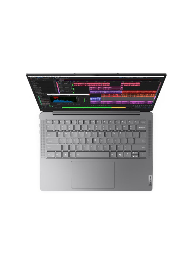 Lenovo Yoga Slim 7 Laptop With 14 Inch WUXGA (1920x1200) OLED Display,Intel Core Ultra 7 155H Processor/32GB RAM DDR5/512GB SSD/Intel Arc Graphics/Windows 11 Home/ English/Arabic Luna Grey  - Image 4