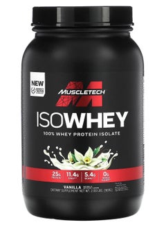 Whey 100% Protein Isolate Enhance Build Muscle Vanilla Flavor, 2 Lbs