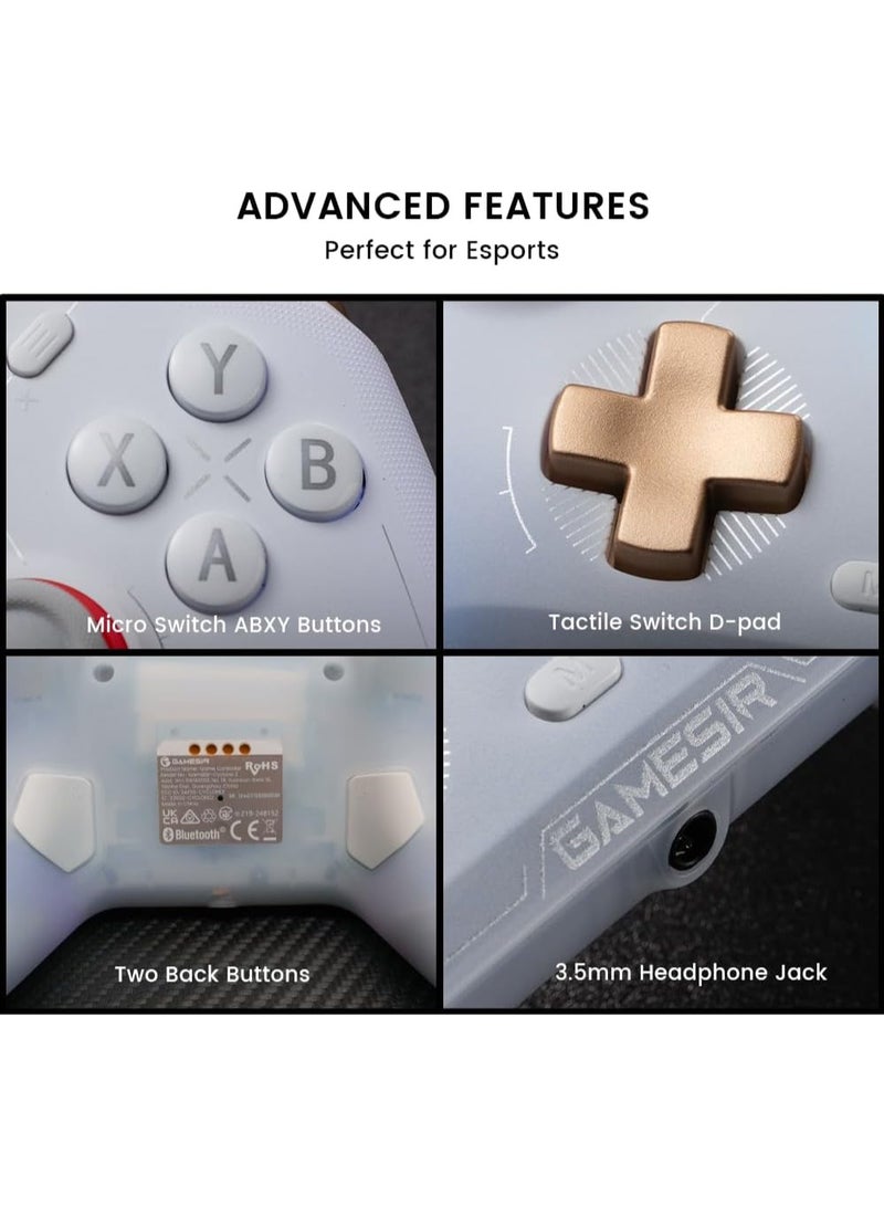 GameSir - Cyclone 2 Multiplatform Wireless Controller- TMR Electromagnetic Joysticks&Hall Effect Switch triggers,6-axis Gyro Gaming Controller for Switch/PC/iOS/Android/Steam - Image 1