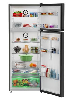 Beko Beko No Frost Refrigerator, 408 Liters , 2 Doors , Digital Screen , Inverter , Dark Stainless, RDNG551M20TXBR 140 W RDNG551M20TXBR Dark Stainless Steel  - Image 3
