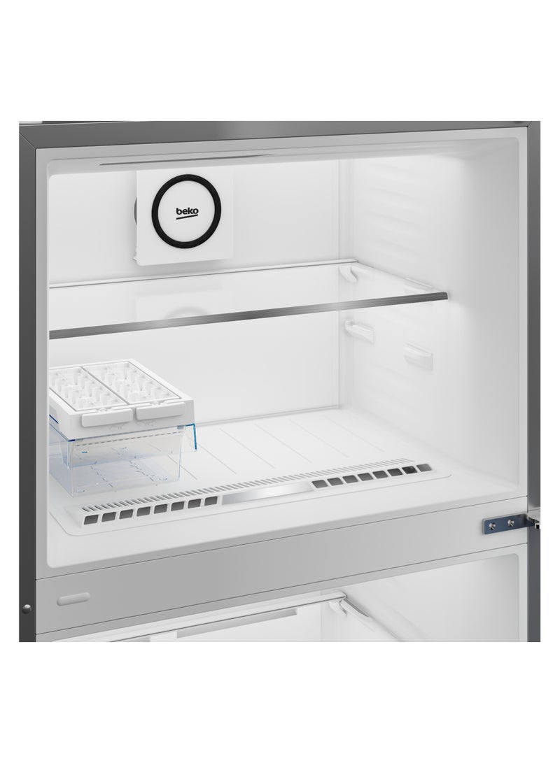 بيكو Beko No Frost Refrigerator, 408 Liters , 2 Doors , Digital Screen , Inverter , Dark Stainless, RDNG551M20TXBR 140 W RDNG551M20TXBR Dark Stainless Steel  - Image 5