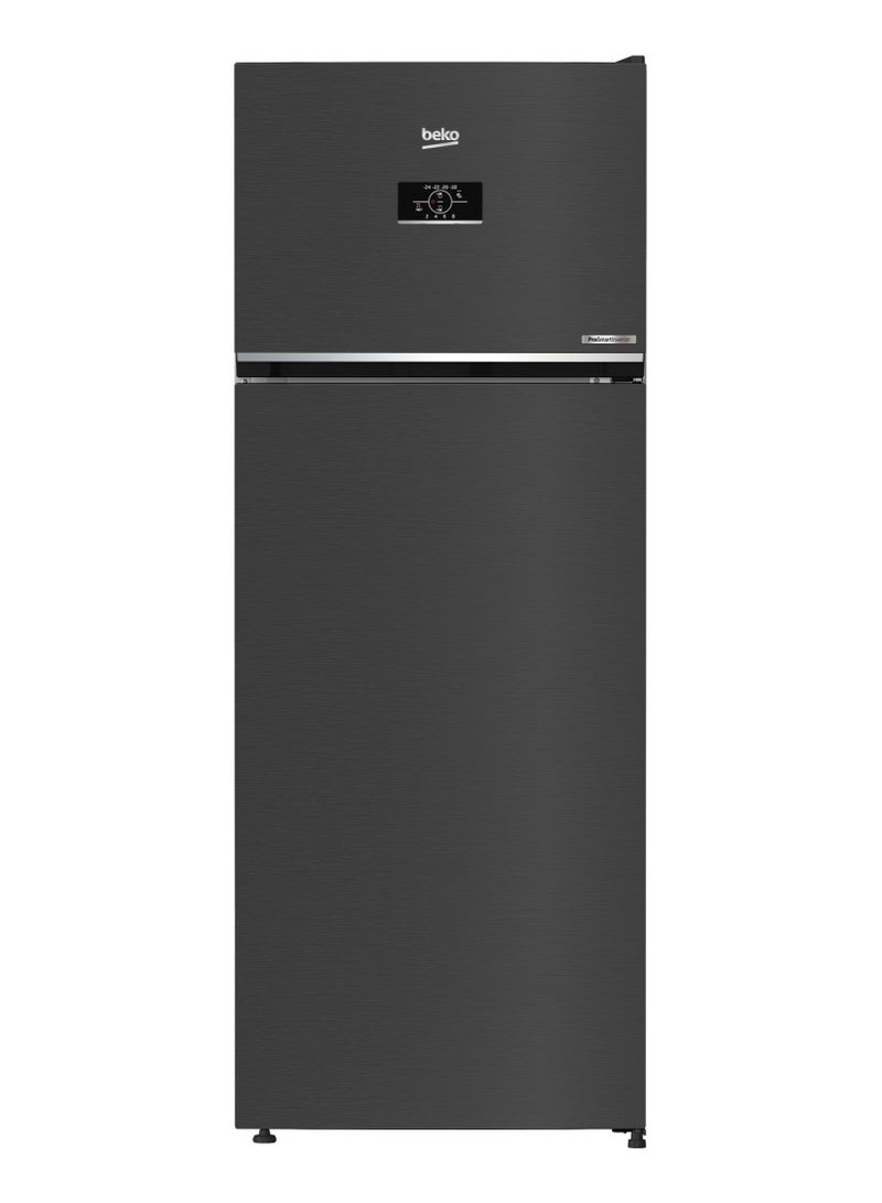 بيكو Beko No Frost Refrigerator, 408 Liters , 2 Doors , Digital Screen , Inverter , Dark Stainless, RDNG551M20TXBR 140 W RDNG551M20TXBR Dark Stainless Steel  - Image 2