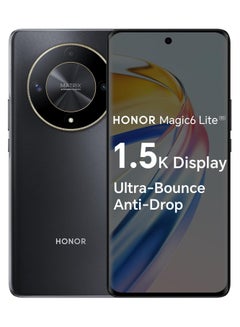 Honor Magic6 Lite, 5G Dual SIM , 8GB RAM 512GB ROM , Midnight Black  - Image 1