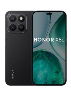 Honor X8c 4G Dual SIM, 8GB RAM 256GB Dual SIM Midnight black -  International Version  - Image 1